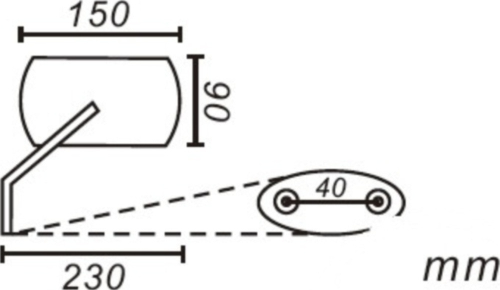 Spiegel schwarz rechts Orion