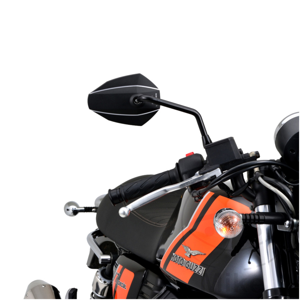 Spiegel schwarz links Universal Daytona