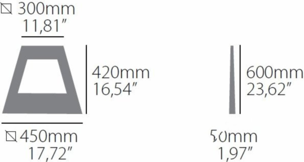 Montagebock schwarz/gelb fluoreszierend