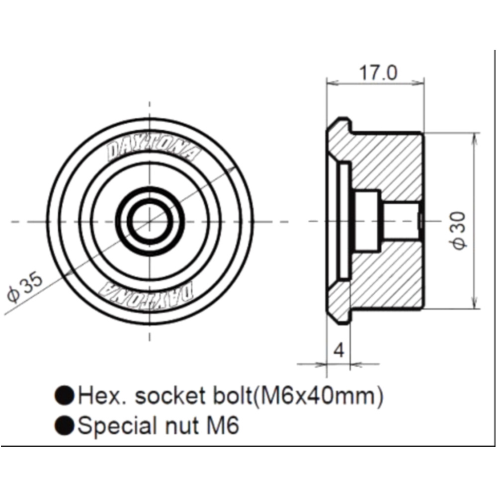 Lenkerenden alu schwarz 969406