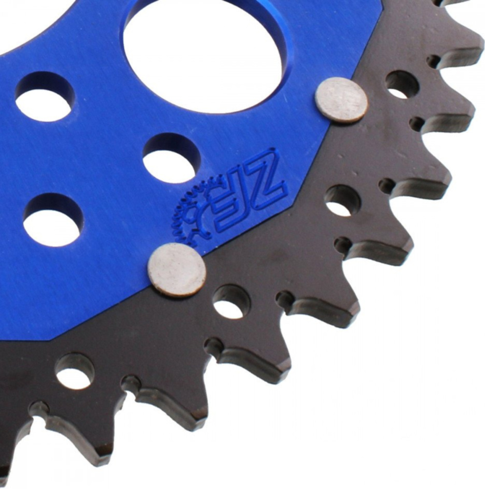 Kettenblatt Kettenrad Dual 44Z Teilung 520 blau