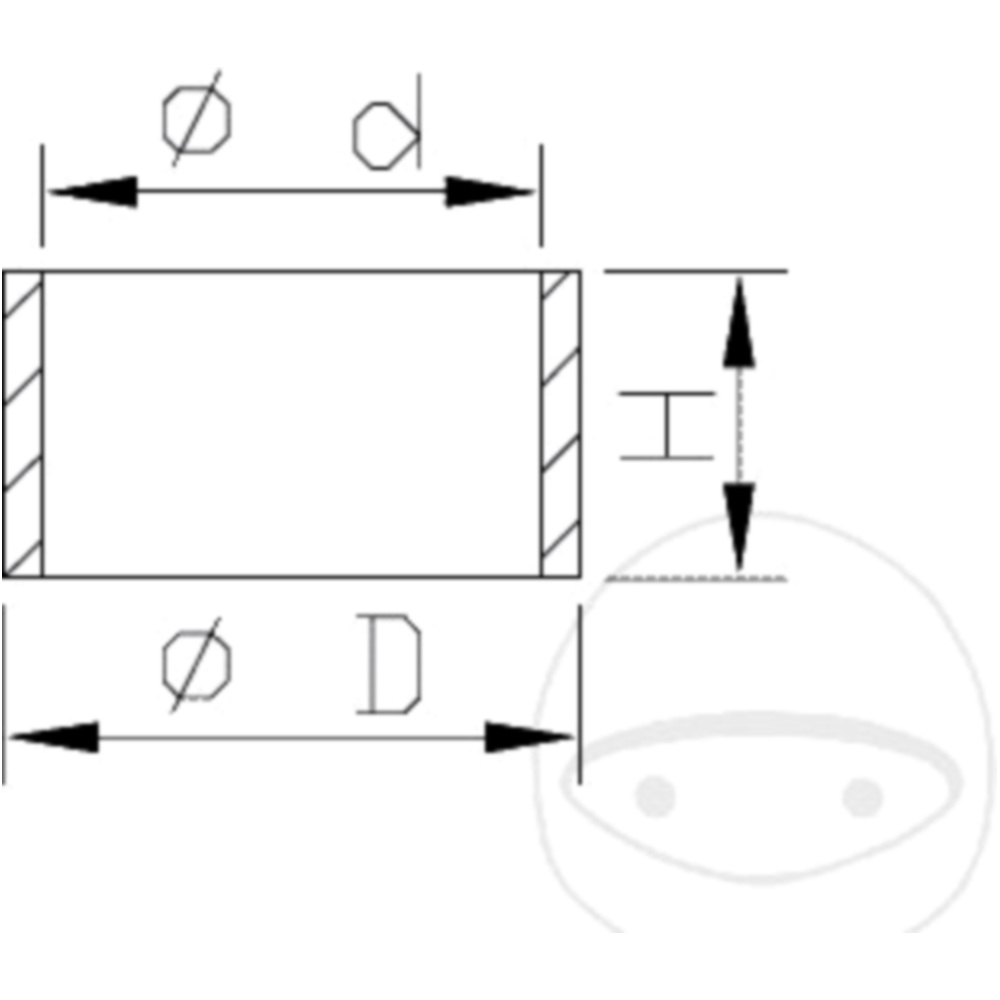 Gleitbuchsen CARTRIDGE Kayaba