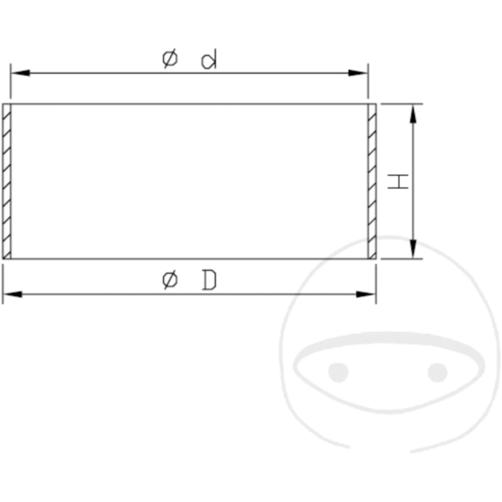 Gabelrohr Gleitbuchsen Satz Standrohr Kayaba 110034100102