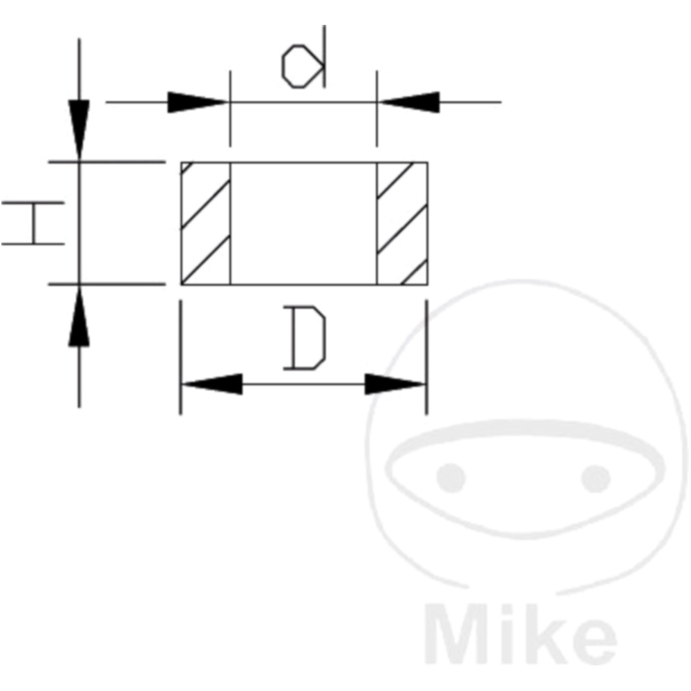 Mutter DRUCKSTUFE Kayaba