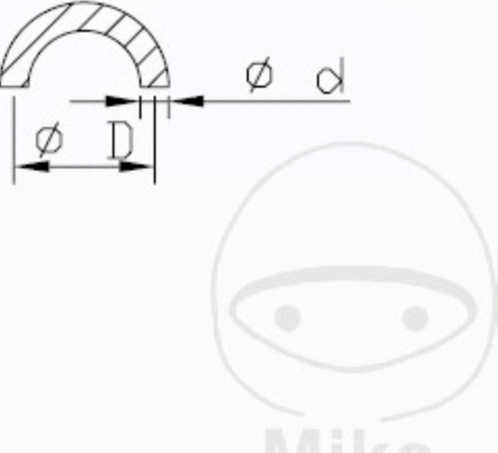 Sicherungsring Gabel Kayaba
