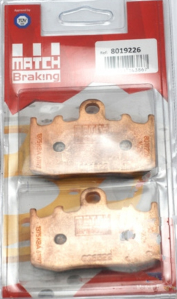 Bremsklotz Sinter MatchBraking 1137574 Bremsklotz Sinter MatchBraking 1137574