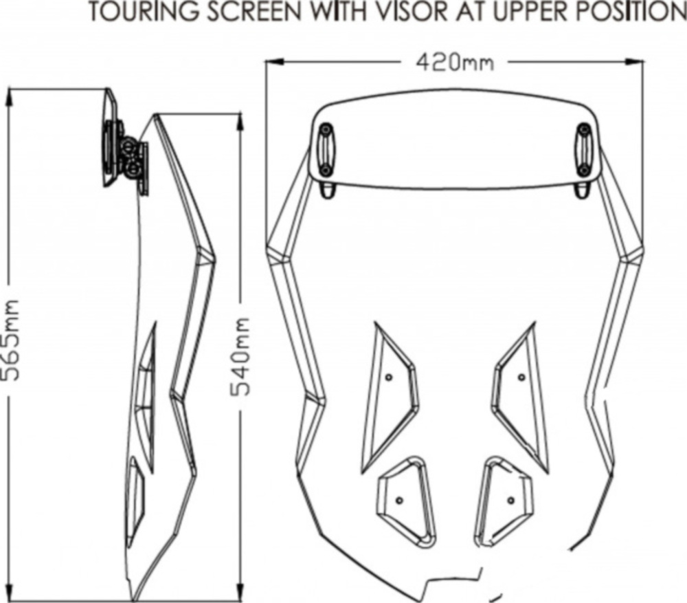 Touringscheibe Puig 3565H