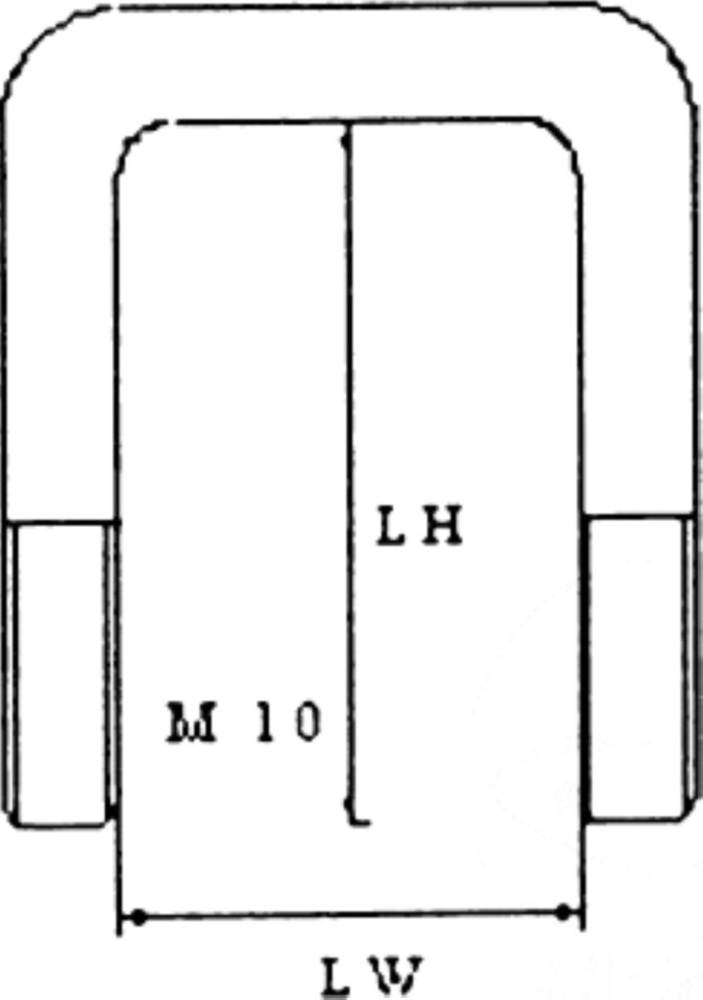 Bügelschraube M10 verzinkt