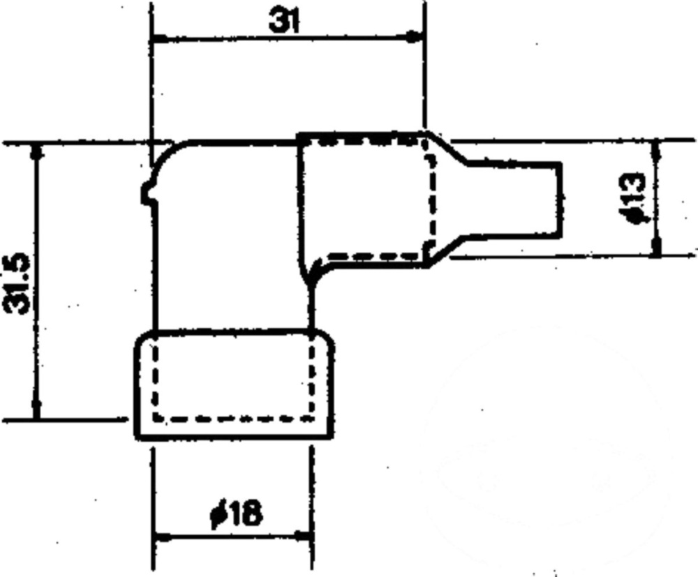 Zündkerzenstecker LB05EH schwarz NGK