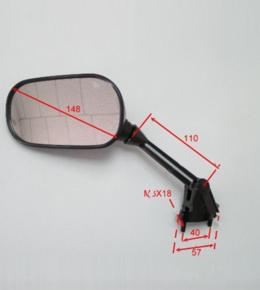 Spiegel schwarz links JMP BA19K0034BL