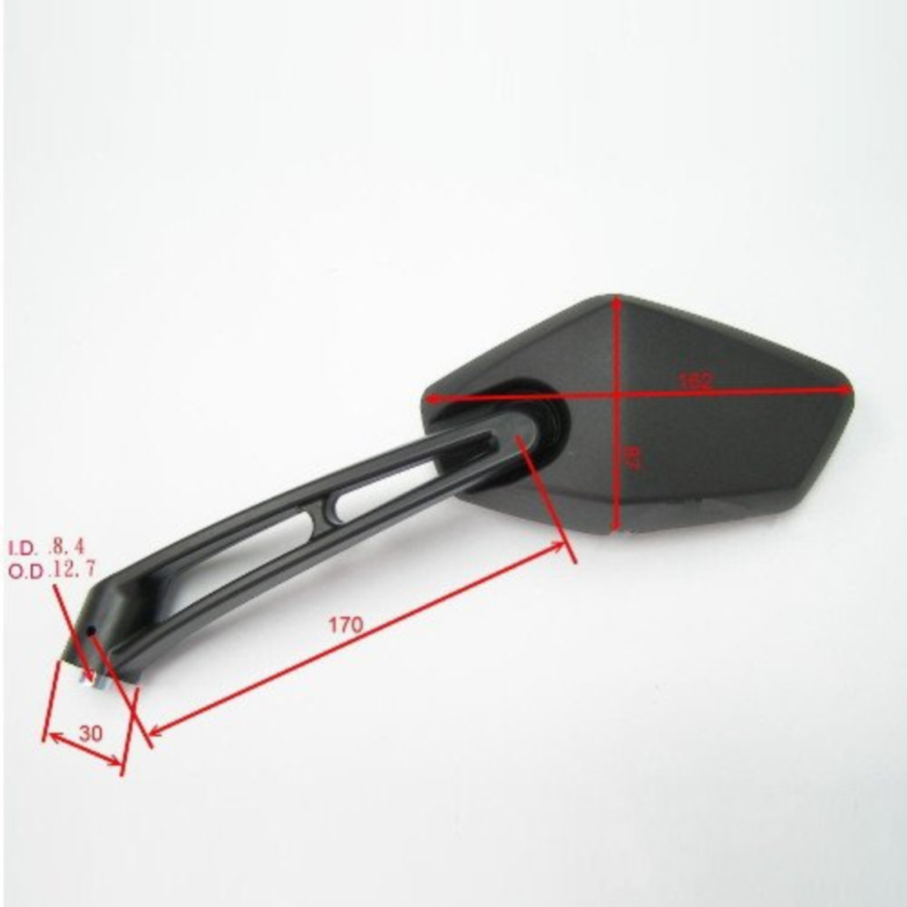 Spiegel schwarz links JMP BA19A0002BL