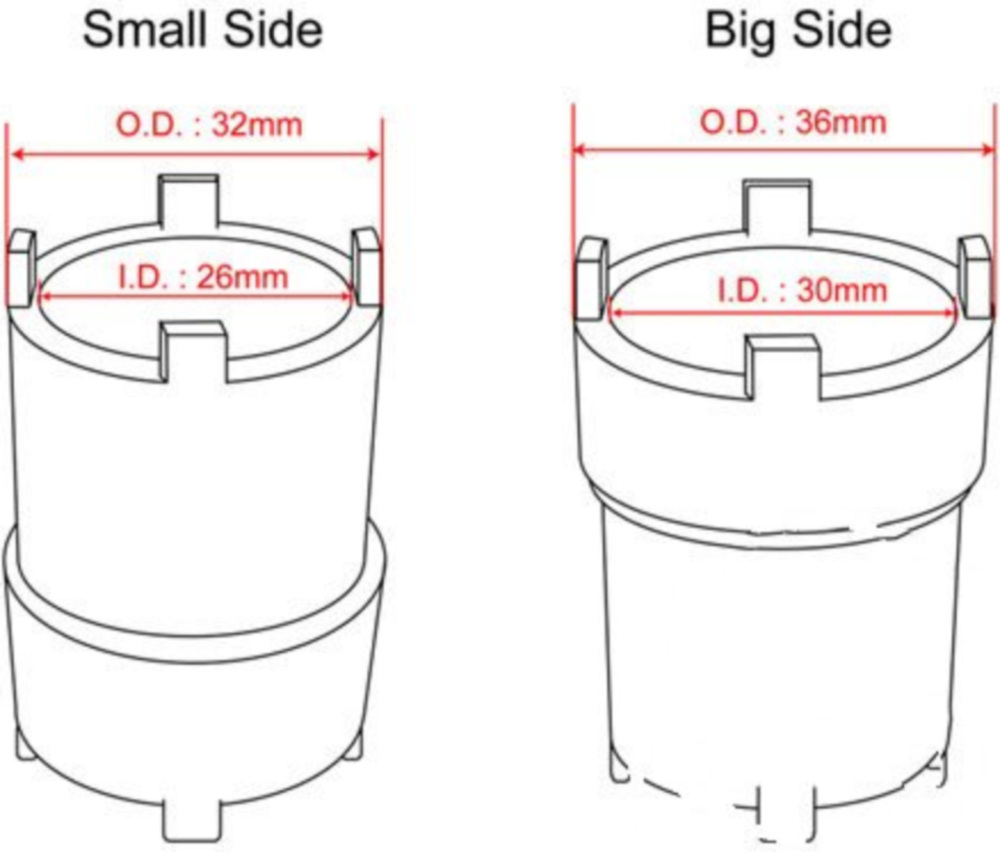 Nutmutternschlüssel JMP A2360