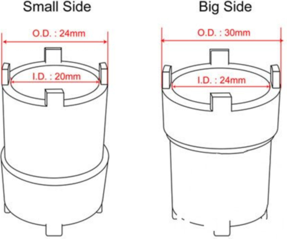 Nutmutternschlüssel JMP A2365