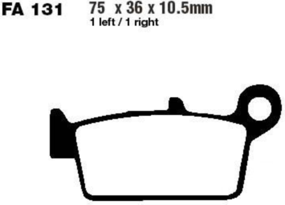 Bremsbeläge Bremsklotz Sinter MX-S EBC MXS131