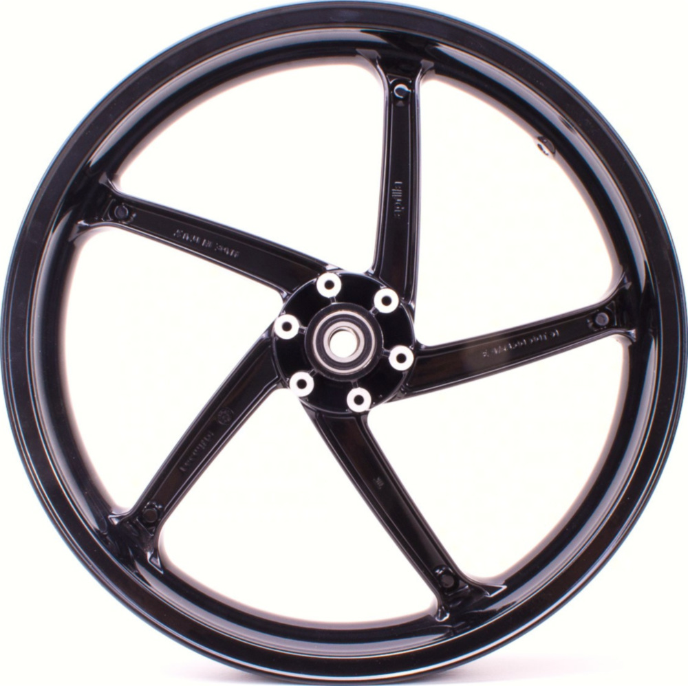 Vorderradfelge schwarz ab 99- (f. Modell mit schwarzer Tachoschnecke) - original