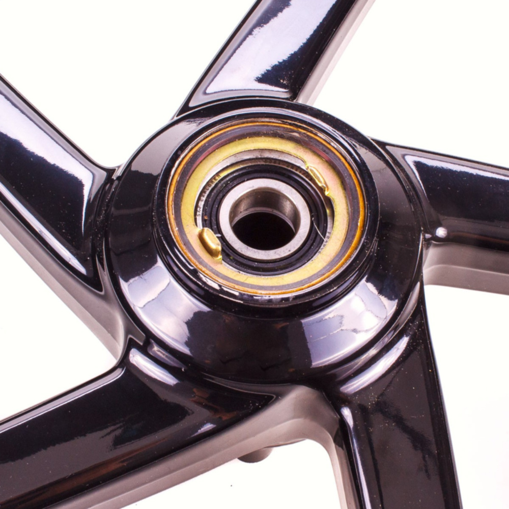 Vorderradfelge schwarz ab 99- (f. Modell mit schwarzer Tachoschnecke) - original