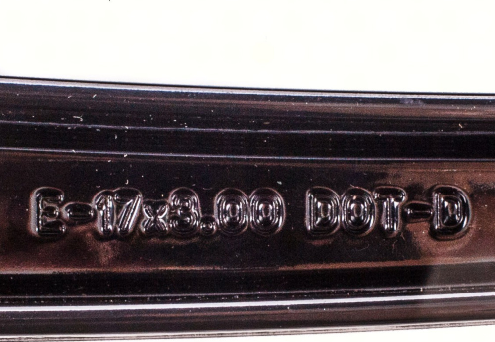 Vorderradfelge schwarz ab 99- (f. Modell mit schwarzer Tachoschnecke) - original