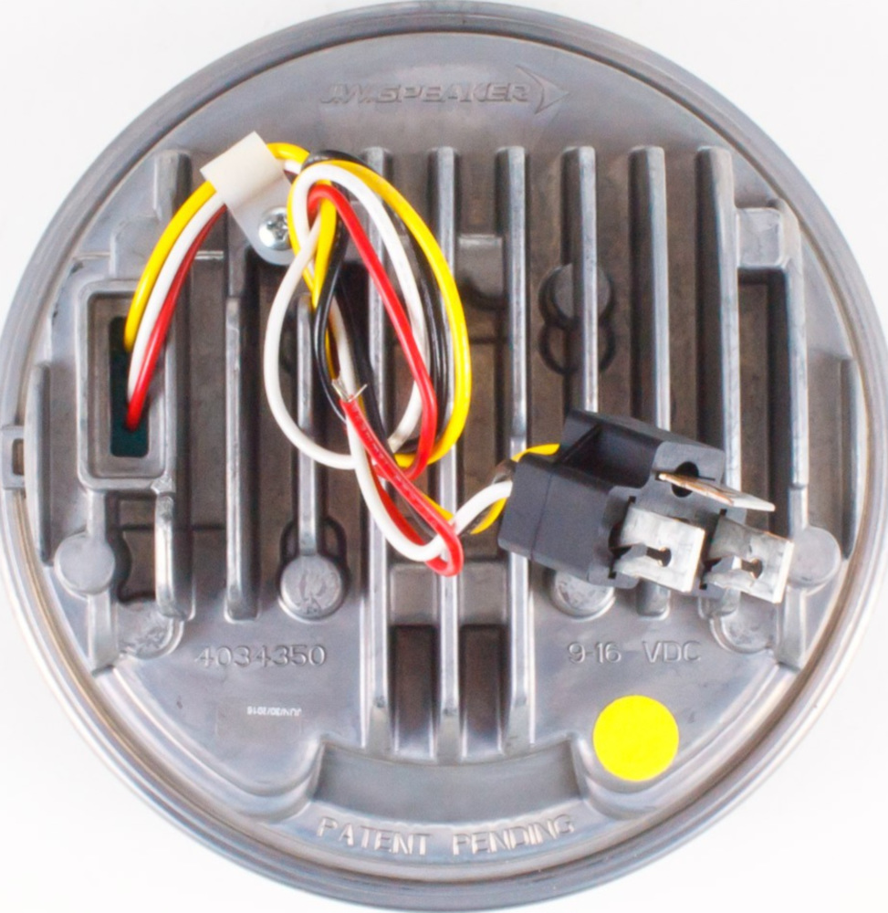 Scheinwerfer mit adaptivem Fahrlicht (Kurvenlicht) Typ 8690 5 3/4 Zoll Gehäuse chrom E-geprüft