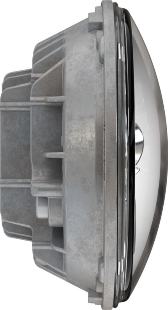 Scheinwerfer mit adaptivem Fahrlicht (Kurvenlicht) Typ 8790 - 7 Zoll Gehäuse - chrom - E-geprüft