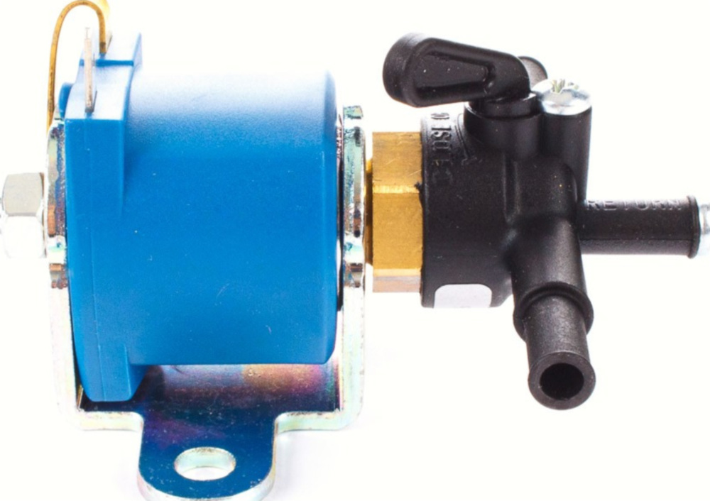 Kraftstoffhahn, Tankhahn Benzinhahn elektrisch 12V - verschließt mit Auschalten der Zündung