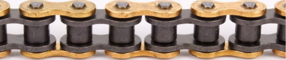 Motorradkette, Antriebskette verstärkte Kette NZ3 G&B, 420, 140 mit Clipschloß / empfohlen im Offroadeinsatz bis ca. 18kW (25PS)