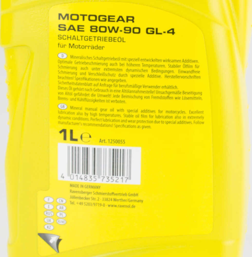 Motogear - Getriebeöl SAE 80W-90 GL4 1L