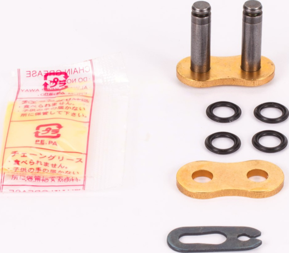 Motorradkette, Antriebskette X-Ring verstärkte Kette VX, 428-78 G&B mit Clipschloß / empfohlen im Straßeneinsatz bis ca. 22kW (30PS) /250ccm