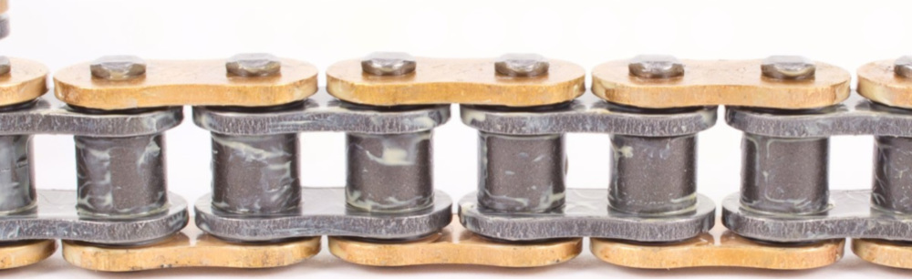 Motorradkette, Antriebskette X-Ring verstärkte Kette VX, 428, 110 G&B mit Clipschloß / nutzbar bis 22kW (30PS) / bis 500ccm