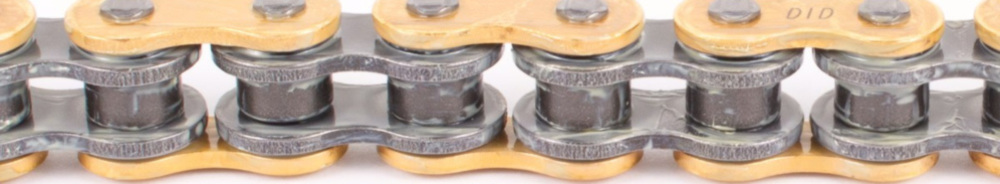 Motorradkette, Antriebskette Kette X-Ring VX2 520, 128 G&B mit Hohlnietschloß / nutzbar bis 96kW (130PS) / bis 750ccm