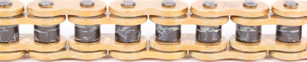 Motorradkette, Antriebskette Kette X-Ring super verstärkt ZVMX G&G, 525, 94 mit Hohlnietschloß / empfohlen ab 88kW (120PS) / bis 1100ccm