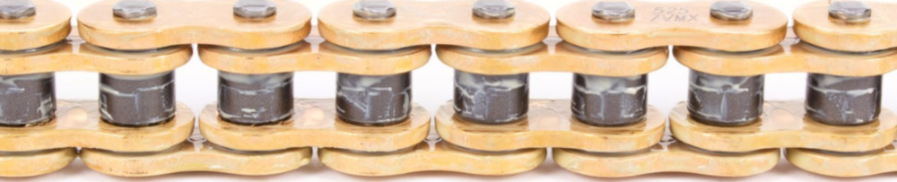 Motorradkette, Antriebskette Kette X-Ring super verstärkt ZVMX G&G, 525, 128 mit Hohlnietschloß / empfohlen ab 88kW (120PS) / bis 1100ccm