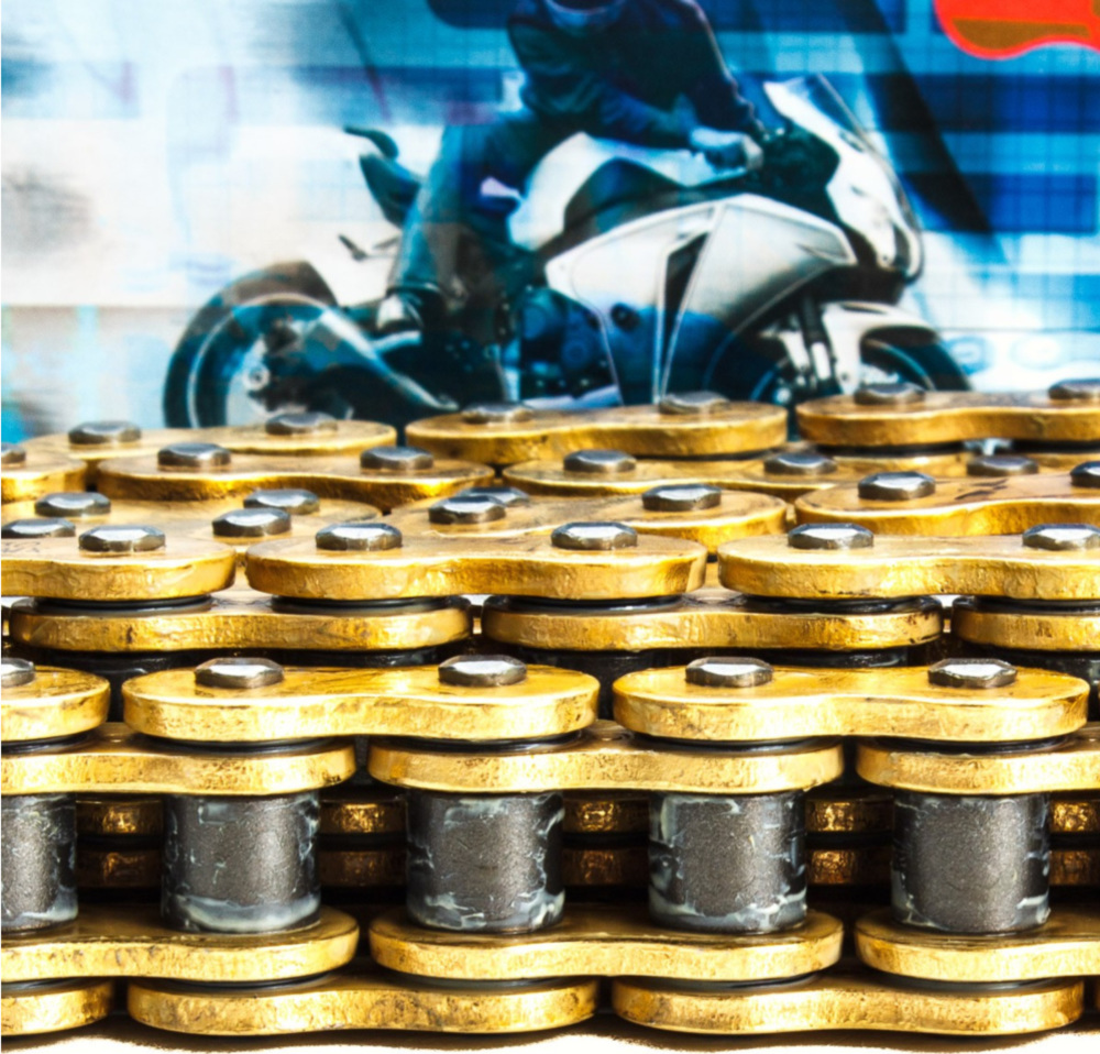 Motorradkette, Antriebskette Kette X-Ring super verstärkt ZVMX G&G, 530, 136 mit Hohlnietschloß / empfohlen ab 88kW (120PS) / bis 1300ccm