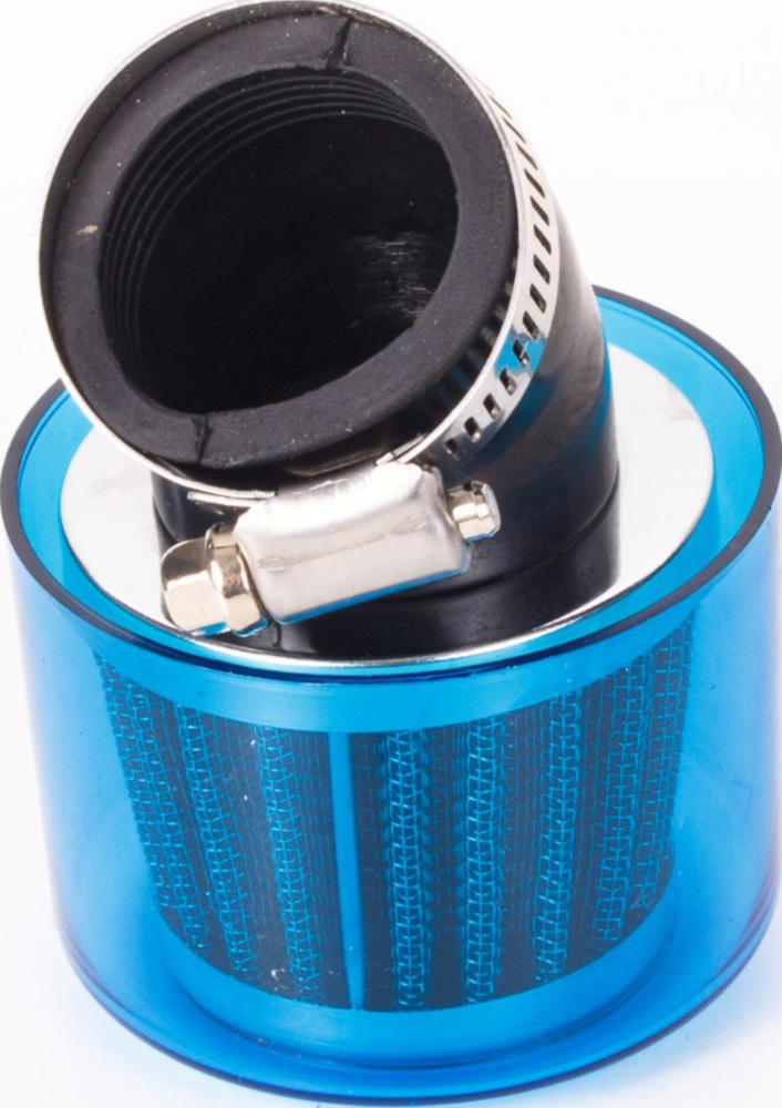 Luftfilter Air-System 35mm 45° blau