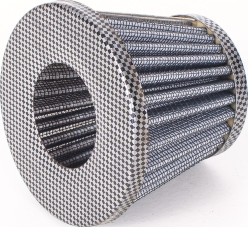 Luftfilter Powerfilter 28-50mm Carbon-Look