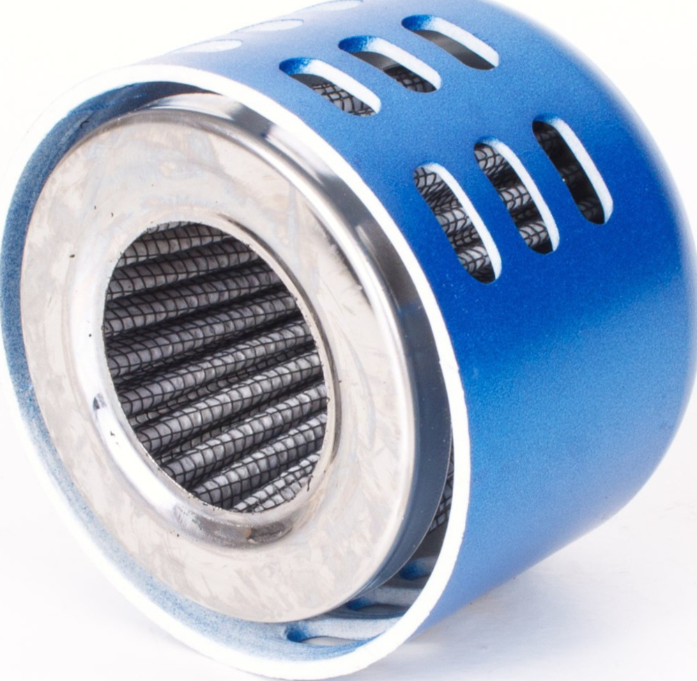 Luftfilter Powerfilter Alu Kappe 28-44mm blau