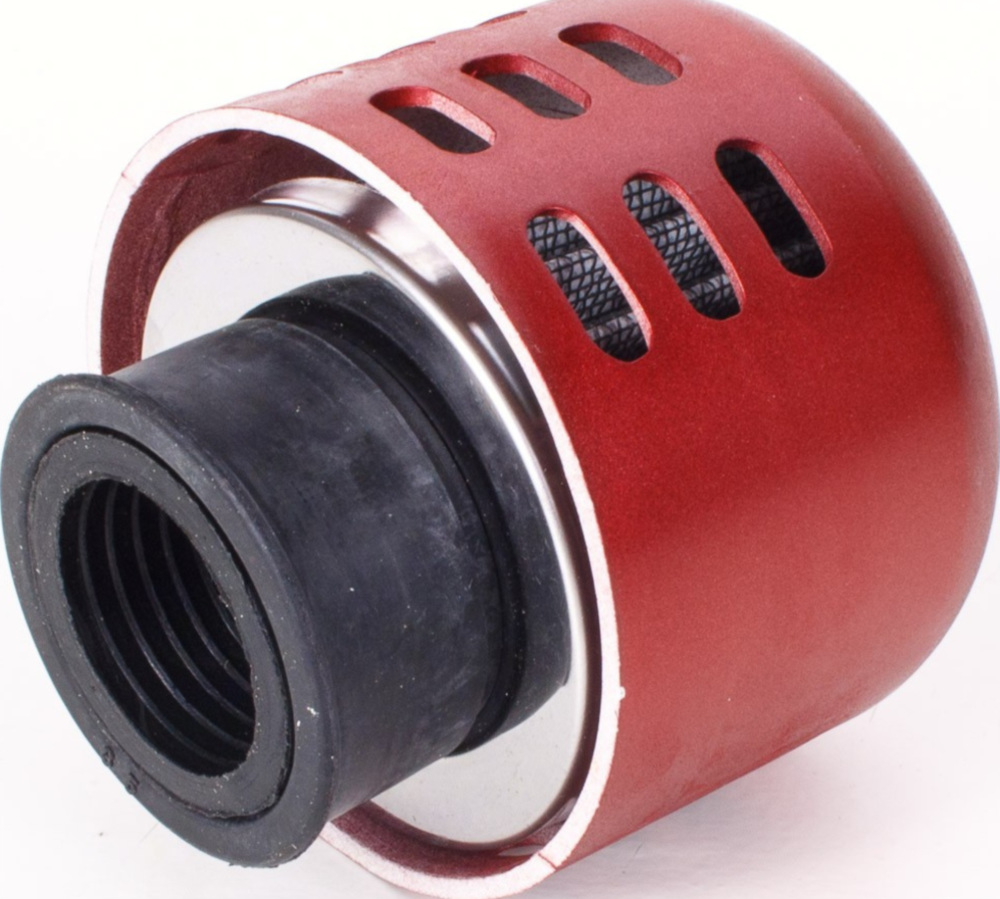Luftfilter Powerfilter Alu Kappe 28-44mm rot