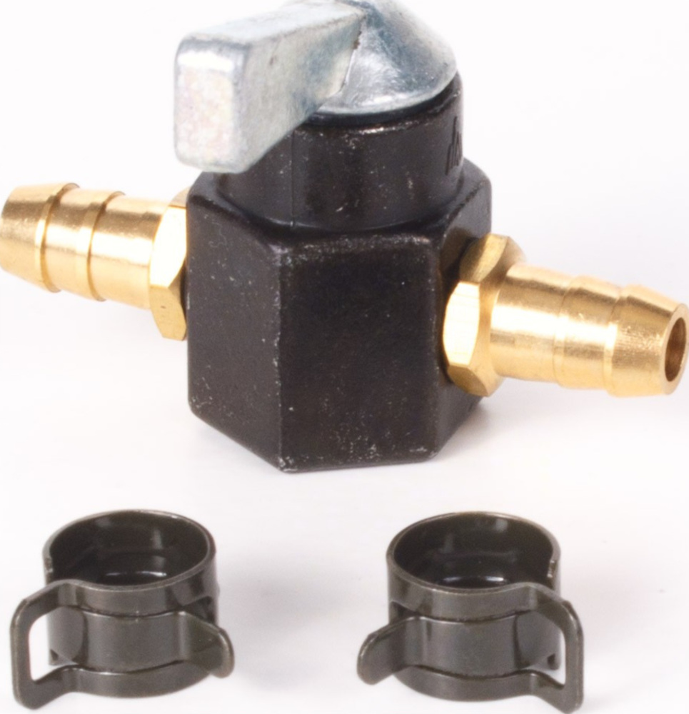 Benzinflaschen Set mit Haken und Absperrhahn aus Metall, Kapazität (1,5 L)