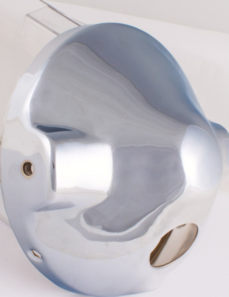 Scheinwerfergehäüse/Lampengehäuse chrom 7 Zoll universal