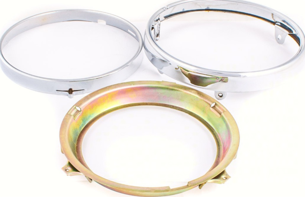 Scheinwerfergehäüse/Lampengehäuse chrom 7 Zoll universal