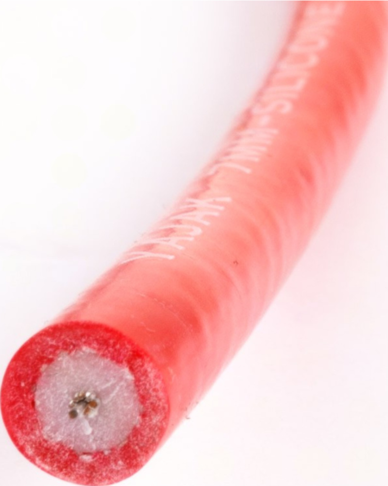 Zündkabel Silikon rot 7mm (1 Meter)