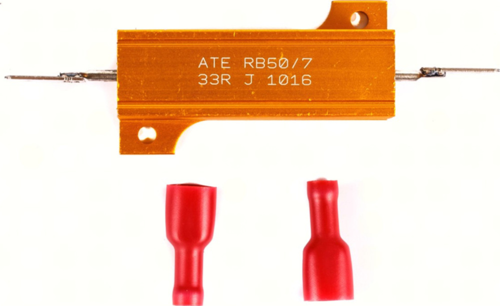 Leistungswiderstand 33 Ohm - 50W für LED Blinker