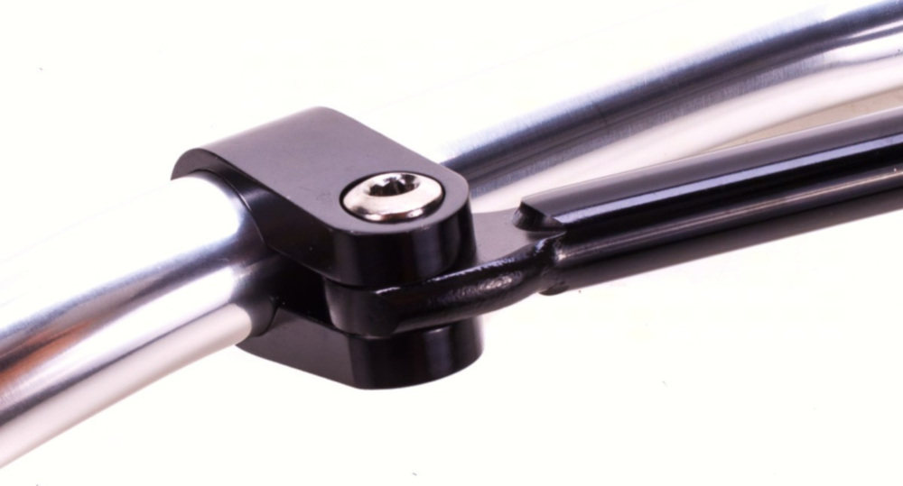 Motorradlenker 805mm / 22mm Aluminiumlenker Moto Cross, niedrig MCL 153 C silber