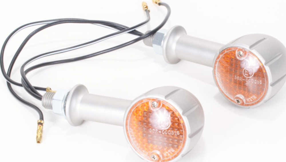 Blinkleuchte, Blinklicht LED-Verkleidungsblinker Set für: Yamaha/BMW, klar, E-geprüft, mit Distanzhülse, BMW z.B. S1000RR