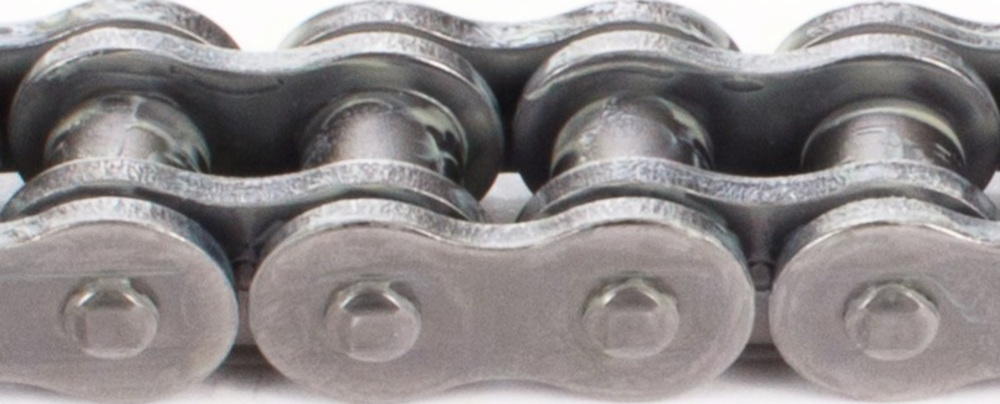 Motorradkette, Antriebskette X-Ring verstärkte Kette VX, 428, 126 Schwarz mit Clipschloß / nutzbar bis 22kW (30PS) / bis 250ccm