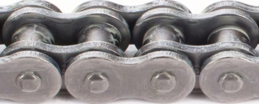 Motorradkette, Antriebskette X-Ring verstärkte Kette VX, 428, 130 Schwarz mit Clipschloss / nutzbar bis 22kW (30PS) / bis 250ccm