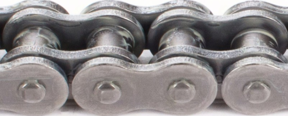 Motorradkette, Antriebskette X-Ring verstärkte Kette VX, 428, 132 Schwarz mit Clipschloß / nutzbar bis 22kW (30PS) / bis 250ccm