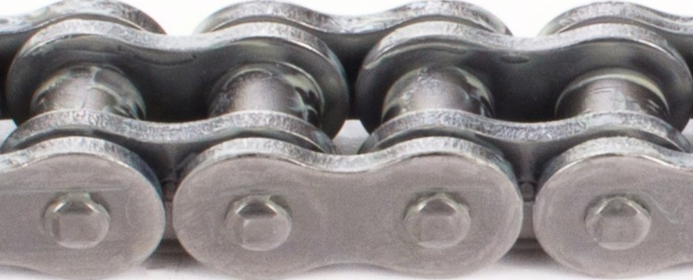 Motorradkette, Antriebskette X-Ring verstärkte Kette VX, 428, 146 Schwarz mit Clipschloß / nutzbar bis 22kW (30PS) / bis 250ccm