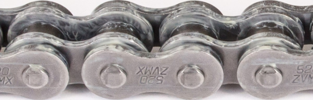 Motorradkette, Antriebskette Kette X-Ring super verstärkt ZVMX Schwarz, 520, 108 mit Hohlnietschloß / empfohlen ab 88kW (120PS) / bis 1000ccm