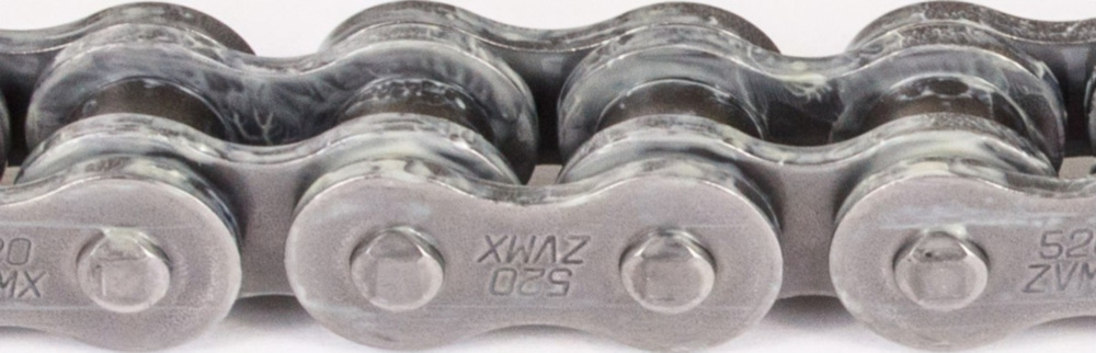 Motorradkette, Antriebskette Kette X-Ring super verstärkt ZVMX Schwarz, 520, 112 mit Hohlnietschloß / empfohlen ab 88kW (120PS) / bis 1000ccm
