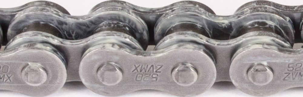 Motorradkette, Antriebskette Kette X-Ring super verstärkt ZVMX Schwarz, 520, 114 mit Hohlnietschloß / empfohlen ab 88kW (120PS) / bis 1000ccm